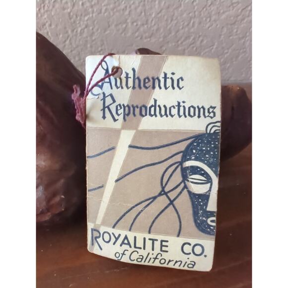 Authentic Reproductions Royalite W African Yoruba Fertility Statue Replica MCM - Picture 10 of 10